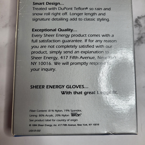 Vintage 90s L'eggs Sheer Energy Knit Lined Camel Mink Stretch Driving Gloves - Picture 5 of 5